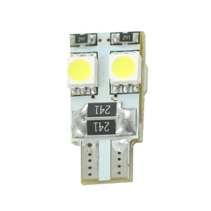 Ampoules led x2 t10 W5W 4led smd5050 canbus blanc 12V 1,6W - PLANET LINE
