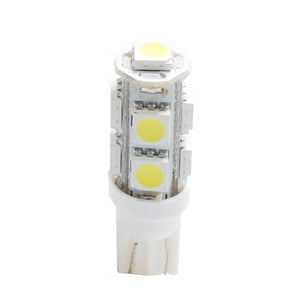 Ampoules led x2 t10 W5W 9led smd5050 blanc 12V 1,50W - PLANET LINE