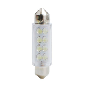 Ampoules led x2 navette c5W 41mm blanc 12V 0,72W - PLANET LINE