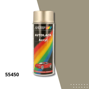 Bombe peinture carrosserie acrylique 55450 métallisé kompakt - MOTIP 400 mL