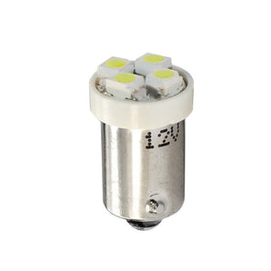 Ampoules led x2 ba9s 4led smd3528 blanc 12V 0,40W - PLANET LINE