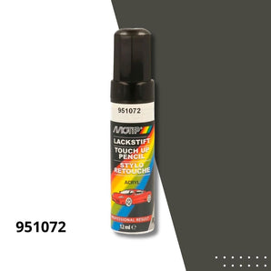 Stylo retouche peinture carrosserie auto 951072 métallisé - MOTIP 12 mL