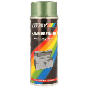 PEINTURE EFFET MARTELE VERT AEROSOL 400 ML MOTIP