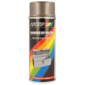 PEINTURE EFFET MARTELE GRIS AEROSOL 400ML MOTIP