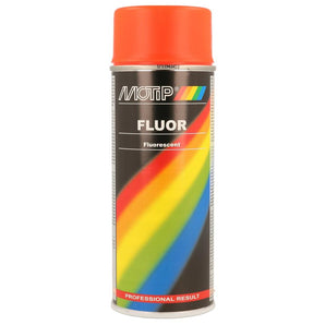 PEINTURE FLUO ROUGE AEROSOL 400ML MOTIP