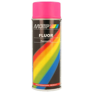 PEINTURE FLUO ROSE AEROSOL 400ML MOTIP