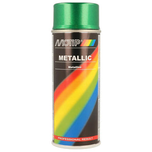 PEINTURE VERTE METALLISE AEROSOL 400ML MOTIP