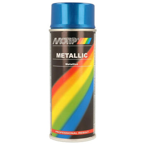 PEINTURE BLEUE METALLISE AEROSOL 400ML MOTIP