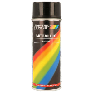 PEINTURE NOIRE METALLISE AEROSOL 400ML MOTIP