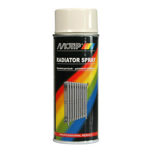 PEINTURE RADIATEUR BLANCHE BRILLANTE RAL1013 AEROSOL 400ML MOTIP