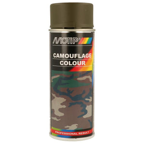 PEINTURE DE CAMOUFLAGE RAL9021 AEROSOL 400ML MOTIP