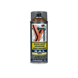 PEINTURE RAL ACRYL RAL8001 BRILLANT AEROSOL 400ML MOTIP