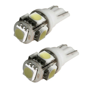 AMPOULES LED T10 5SMD 12V BLANC X2 z