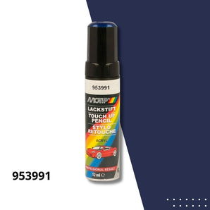 Stylo retouche peinture carrosserie auto 953991 métallisé - MOTIP 12 mL