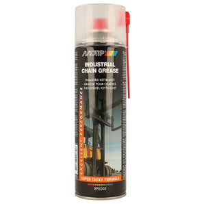 GRAISSE POUR CHAINE INDUSTRIELLE AEROSOL 500ML MOTIP