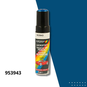 Stylo retouche peinture carrosserie auto 953943 métallisé - MOTIP 12 mL