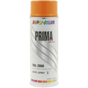 Peinture prima RAL2000 orange jaune brillant - DUPLI COLOR 400 mL