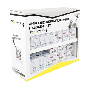 Présentoir mural 250 ampoules de remplacement 12v  - MTECH