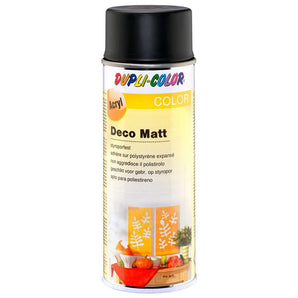 PEINTURE DECO NOIR MAT AEROSOL 400ML DUPLI COLOR