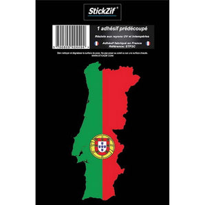 Adhésif pays carte portugal x1 - STICKZIF
