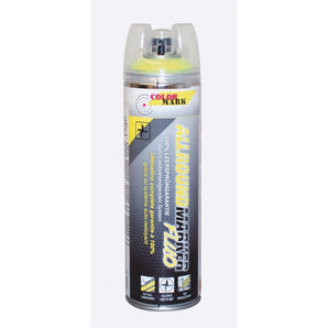 TRACEUR DE CHANTIER JAUNE FLUO ALLROUND AEROSOL 500ML COLORMARK