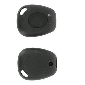 Coque clé adaptable renault 1 bouton lame crantée fixe - KLEMAX