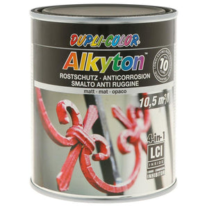 PEINTURE ANTIROUILLE RAL 9005 MAT ALKYTON 750ML DUPLI COLOR