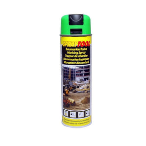 TRACEUR DE CHANTIER TP VERT FLUO AEROSOL 500ML SPRAYTOOL