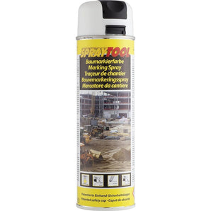 TRACEUR DE CHANTIER TP BLANC AEROSOL 500ML SPRAYTOOL