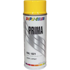 Peinture prima RAL1021 jaune colza brillant - DUPLI COLOR 400 mL