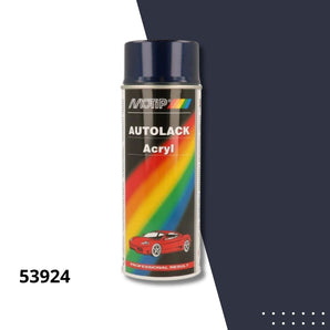 Bombe peinture carrosserie acrylique 53924 métallisé kompakt - MOTIP 400 mL