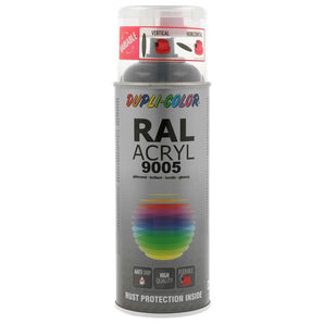 PEINTURE ACRYLIQUE RAL 9005 BRILLANT 400 ML DUPLI COLOR