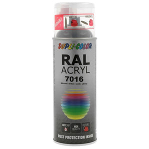 PEINTURE ACRYLIQUE RAL 7016 BRILLANT 400 ML DUPLI COLOR