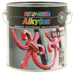 PEINTURE ANTIROUILLE NOIR ALKYTON 2,5L DUPLI COLOR