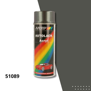 Bombe peinture carrosserie acrylique 51089 métallisé kompakt - MOTIP 400 mL