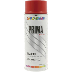 PEINTURE PRIMA RAL 3001 ROUGE SIGNAL BRILLANT 400ML DUPLI COLOR