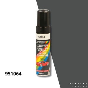 Stylo retouche peinture carrosserie auto 951064 métallisé - MOTIP 12 mL