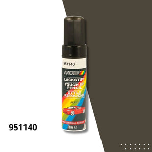 Stylo retouche peinture carrosserie auto 951140 métallisé - MOTIP 12 mL