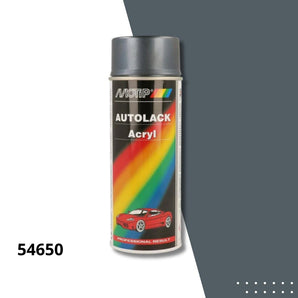 Bombe peinture carrosserie acrylique 54671 métallisé kompakt - MOTIP 400 mL