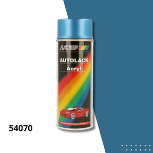 Bombe peinture carrosserie acrylique 54070 métallisé kompakt - MOTIP 400 mL