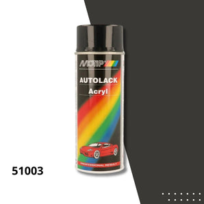 Bombe peinture carrosserie acrylique 51003 métallisé kompakt - MOTIP 400 mL