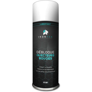 Débloque injecteurs / bougies aérosol - IRONTEK 500 mL