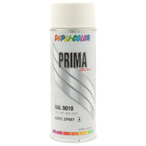 Peinture prima RAL9010 blanc mat - DUPLI COLOR 400 mL