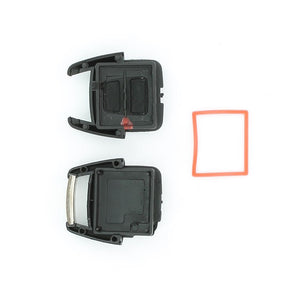 Coque clé adaptable opel 2 boutons lame crantée fixe - KLEMAX