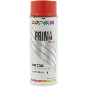 PEINTURE PRIMA RAL 2002 ORANGE SANG BRILLANT 400ML DUPLI COLOR