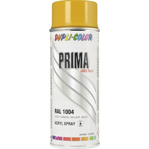 PEINTURE PRIMA RAL 1004 JAUNE OR  BRILLANT 400ML DUPLI COLOR