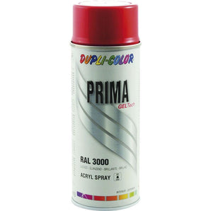 Peinture prima RAL3000 rouge feu brillant - DUPLI COLOR 400 mL