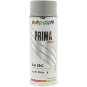 PEINTURE PRIMA RAL 7042 GRIS SIGNAL BRILLANT 400ML DUPLI COLOR