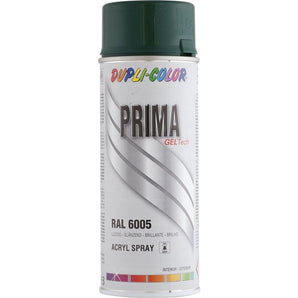 Peinture prima RAL6005 vert mousse brillant - DUPLI COLOR 400 mL