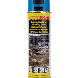 Traceur de chantier tp bleu fluo - MOTIP 500 mL